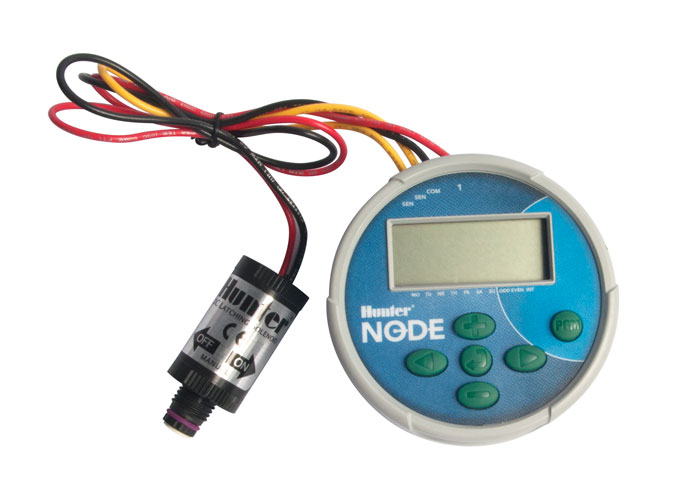 Hunter NODE Single Station Battery Controller with Solenoid - Click Image to Close
